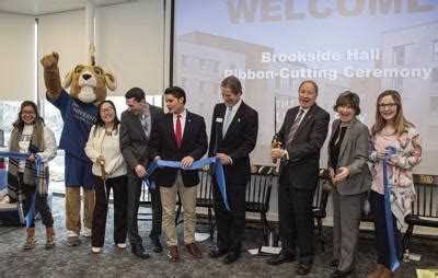 brookside uri|URI officials hold ribbon cutting on new $94M .